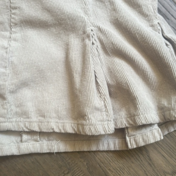 BDG | Urban Outfitters Grey Corduroy Pleated Skater Skirt Size Small - Picture 4 of 12